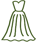 desenho de um vestido